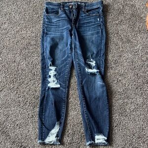 Distressed American Eagle Women's Jeans